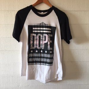 Hardten Black/White DOPE T-Shirt MEDIUM